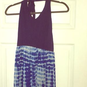 Junior’s maxi halter top dress L